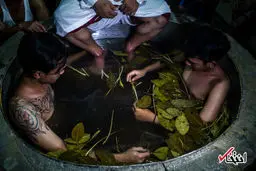 دیگ آب جوش و دعا برای ترک معتادان نوجوان/تصاویر