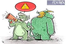 افشاگری بولتن از چهره واقعی ترامپ! + کاریکاتور