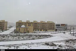 بارش برف در اردبیل/تصاویر