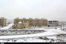 بارش برف در اردبیل/تصاویر
