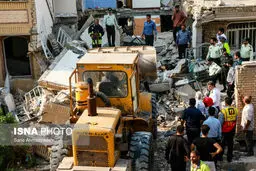 انفجار گاز در مجتمع مسکونی در اهواز/عکس