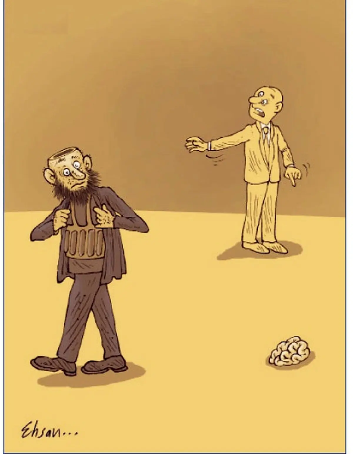 کاریکاتور/ چیزی که داعشی‌ها همیشه جا می‌گذارند!