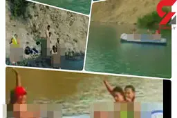 کشف حجاب کامل چند دختر در دریاچه ولشت کلاردشت / تکرار حادثه سد لفور+ عکس