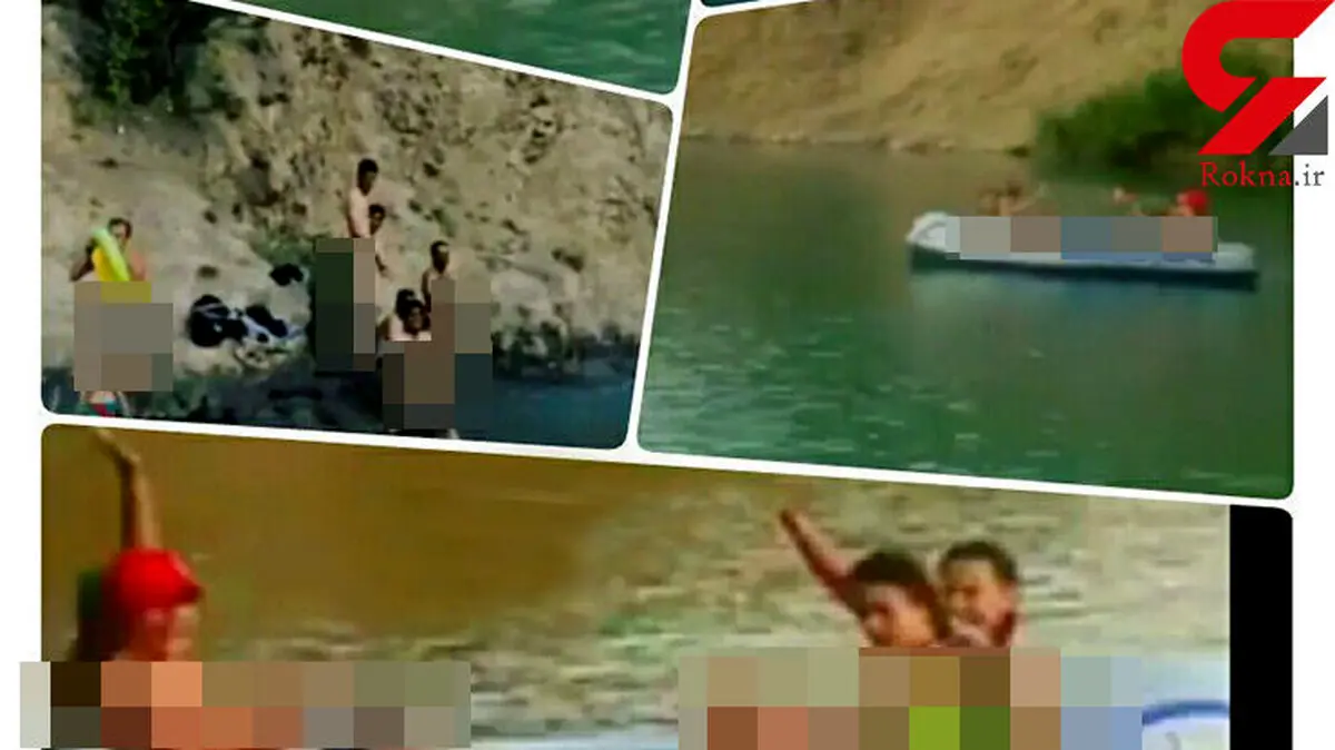 کشف حجاب کامل چند دختر در دریاچه ولشت کلاردشت / تکرار حادثه سد لفور+ عکس