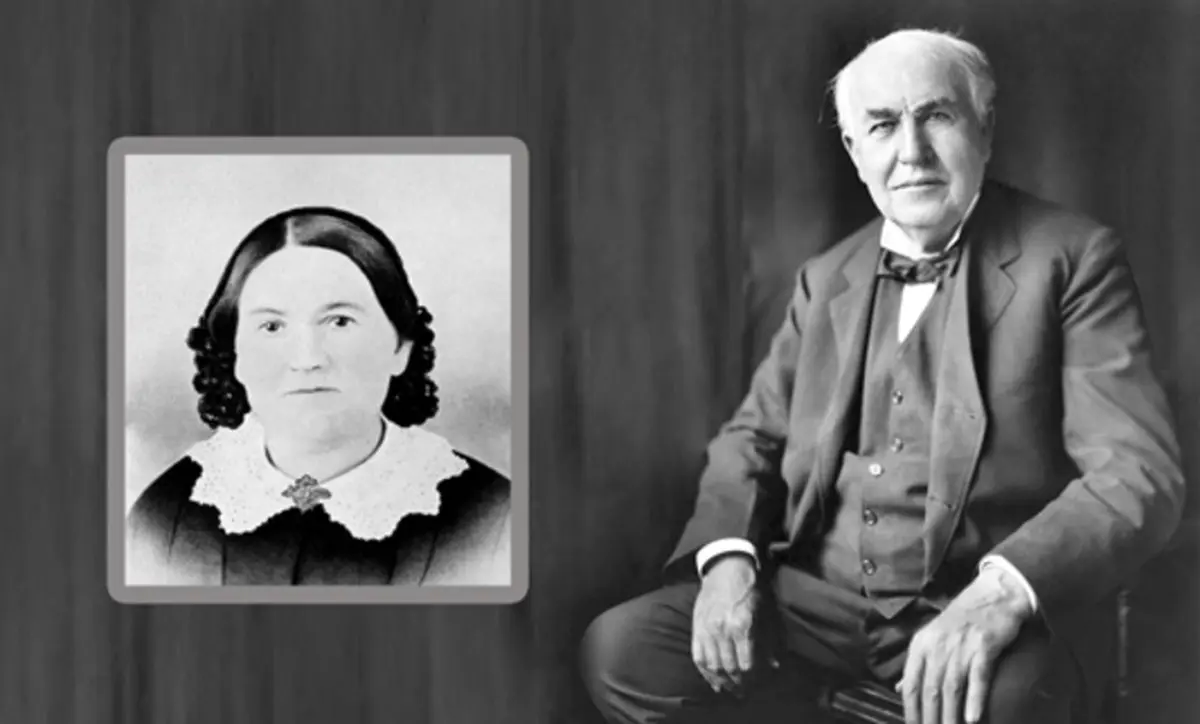 نقش مادر ادیسون در موفقیت فرزندش + عکس