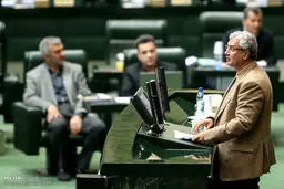 حواشی حضور وزیر کار در مجلس/تصاویر