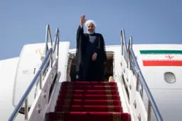 بدرقه کنندگان رئیس جمهور در سفر به ترکیه/تصاویر