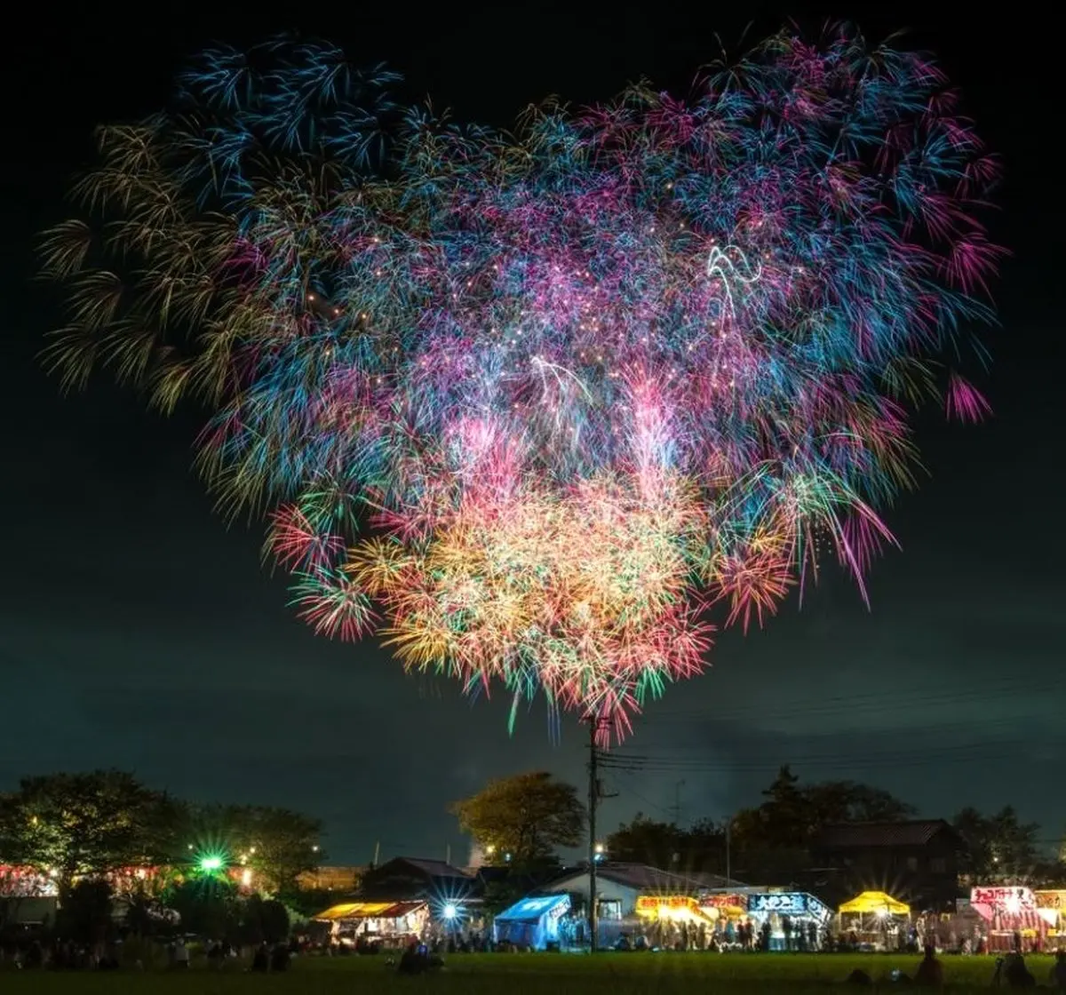 آتش بازی در ژاپن‎ / تصاویر