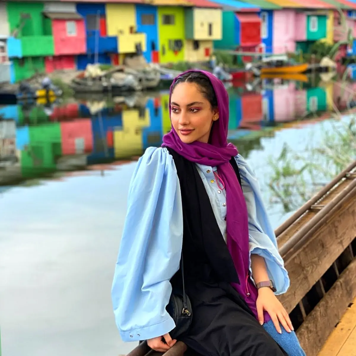 مانتوی شیک بر تن ترلان پروانه + عکس