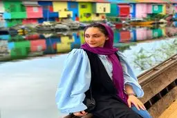 مانتوی شیک بر تن ترلان پروانه + عکس