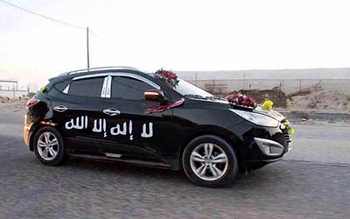 ماشین عروس داعشی ها/عکس