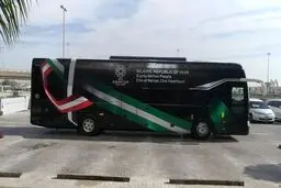 رونمایی از اتوبوس تیم ملی فوتبال ایران/ عکس