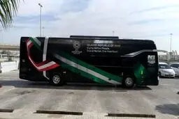 رونمایی از اتوبوس تیم ملی فوتبال ایران/ عکس