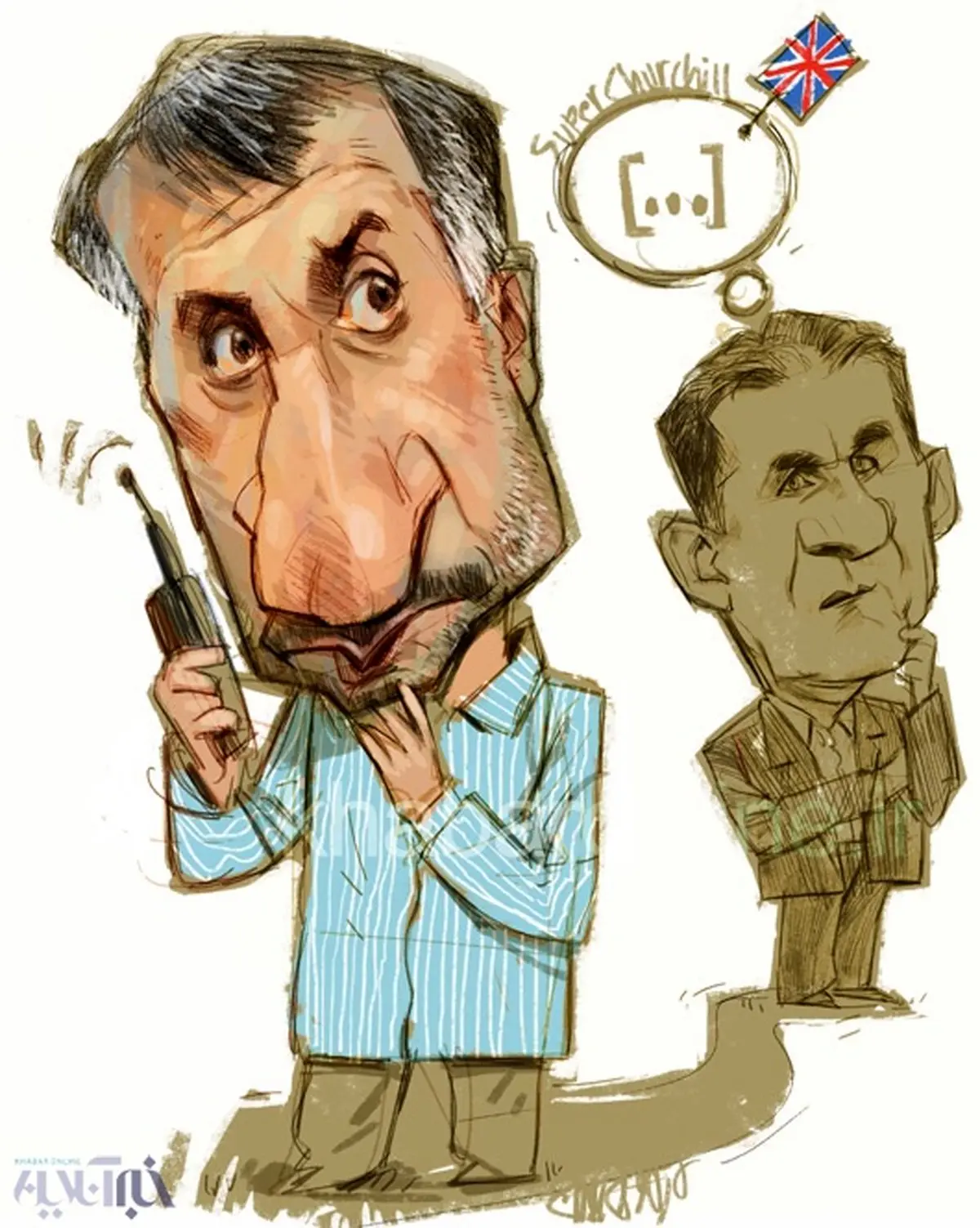 کاریکاتور/ افشاگری حاجی مایلی علیه کی‌روش!