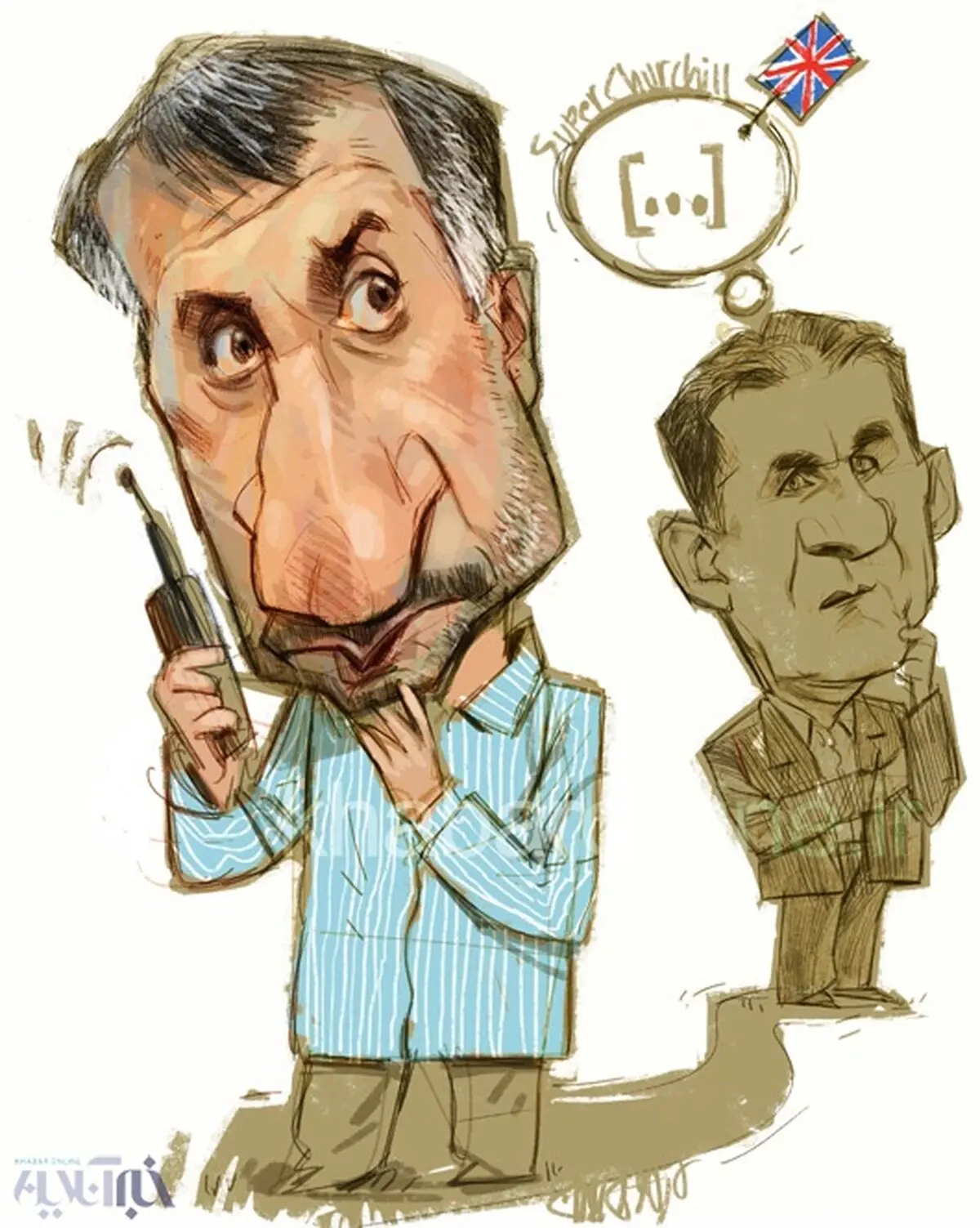 کاریکاتور/ افشاگری حاجی مایلی علیه کی‌روش!