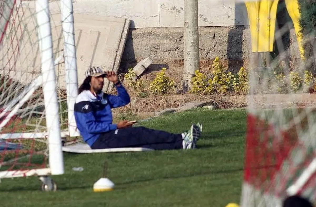 جاسم کرار و تمرین سکونشینی/ عکس