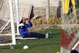 جاسم کرار و تمرین سکونشینی/ عکس