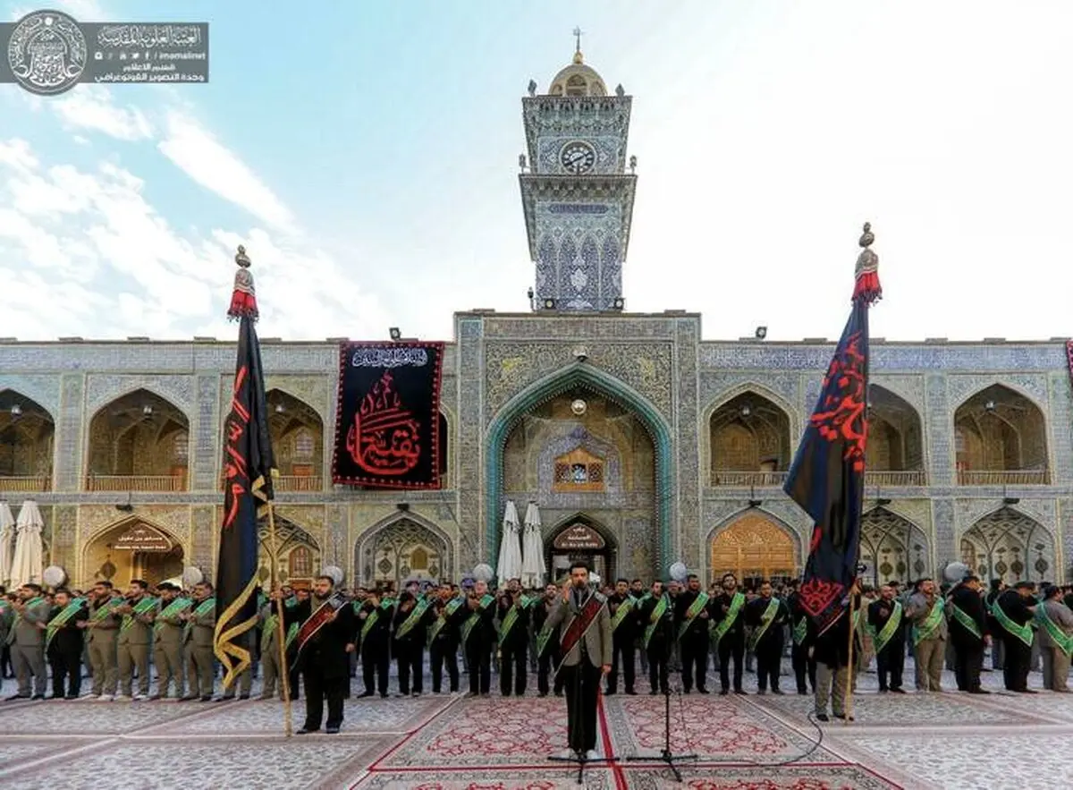 حرم علوی در سالروز وفات حضرت ام البنین(س)/تصاویر