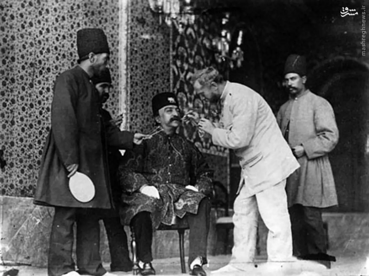 دندانپزشک ویژه ناصرالدین شاه/عکس