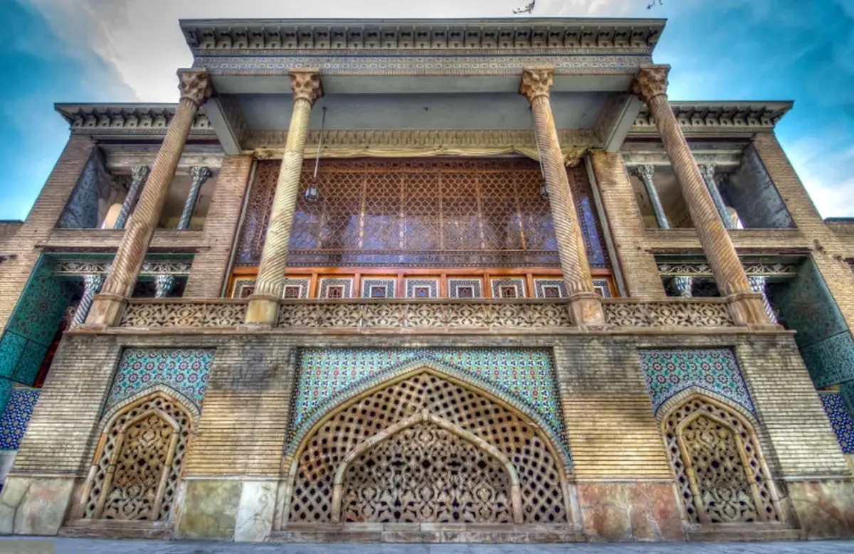 عکس / عمارت بادگیر کاخ گلستان اثری از دوره قاجار