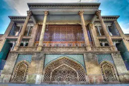 عکس / عمارت بادگیر کاخ گلستان اثری از دوره قاجار