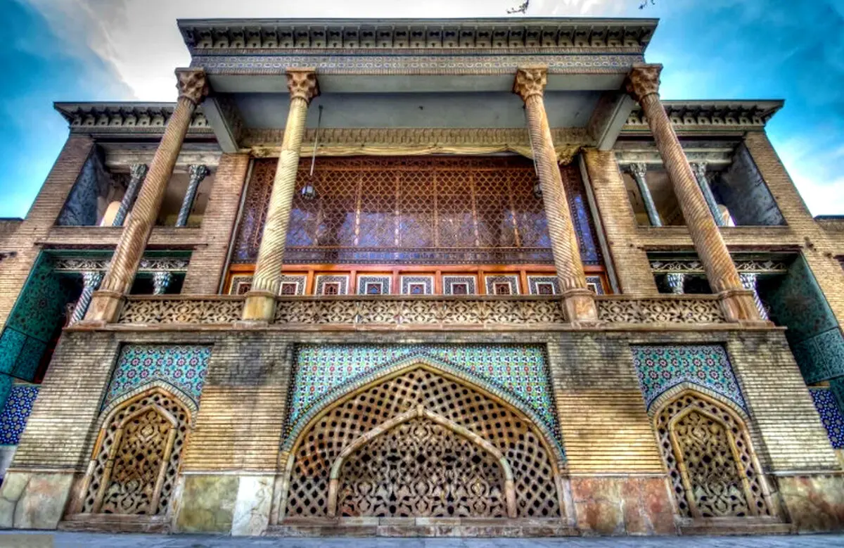 عکس / عمارت بادگیر کاخ گلستان اثری از دوره قاجار