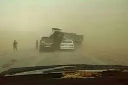 تصادف در جاده محو شده در خاک بهبهان-دیلم/ عکس