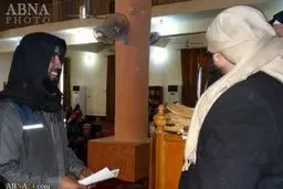 ابوبکر بغدادی در یکی از مساجد فلوجه /عکس