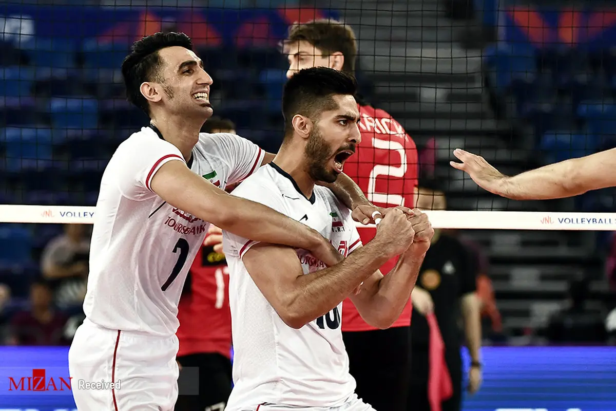 تصاویر/ لیگ ملت‌های والیبال؛ دیدار تیم‌های ایران و آلمان