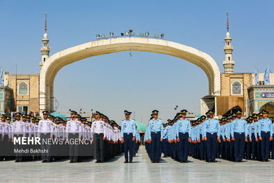 عهد سربازی در مسجد مقدس جمکران