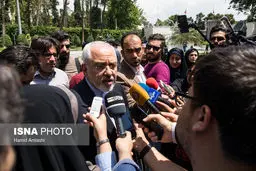 حیاط دولت تحت الشعاع حضور ظریف /تصاویر