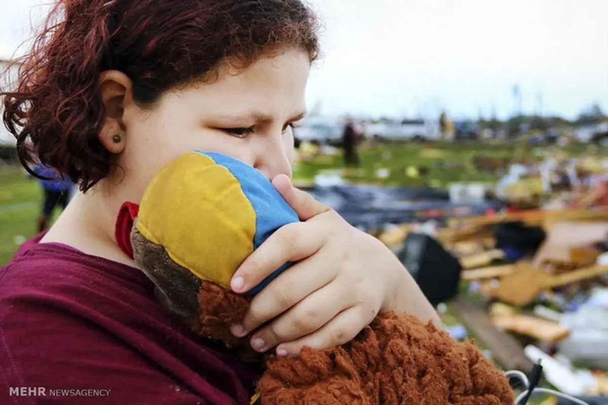 تصویری متفاوت از طوفان در آمریکا