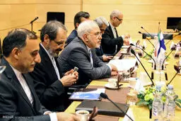 دیدار ظریف با رئیس پارلمان فنلاند/ عکس