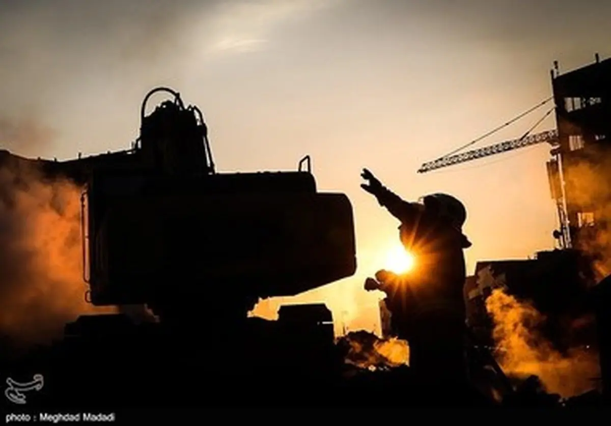 روایت تصویری پنجمین روز آواربرداری پلاسکو