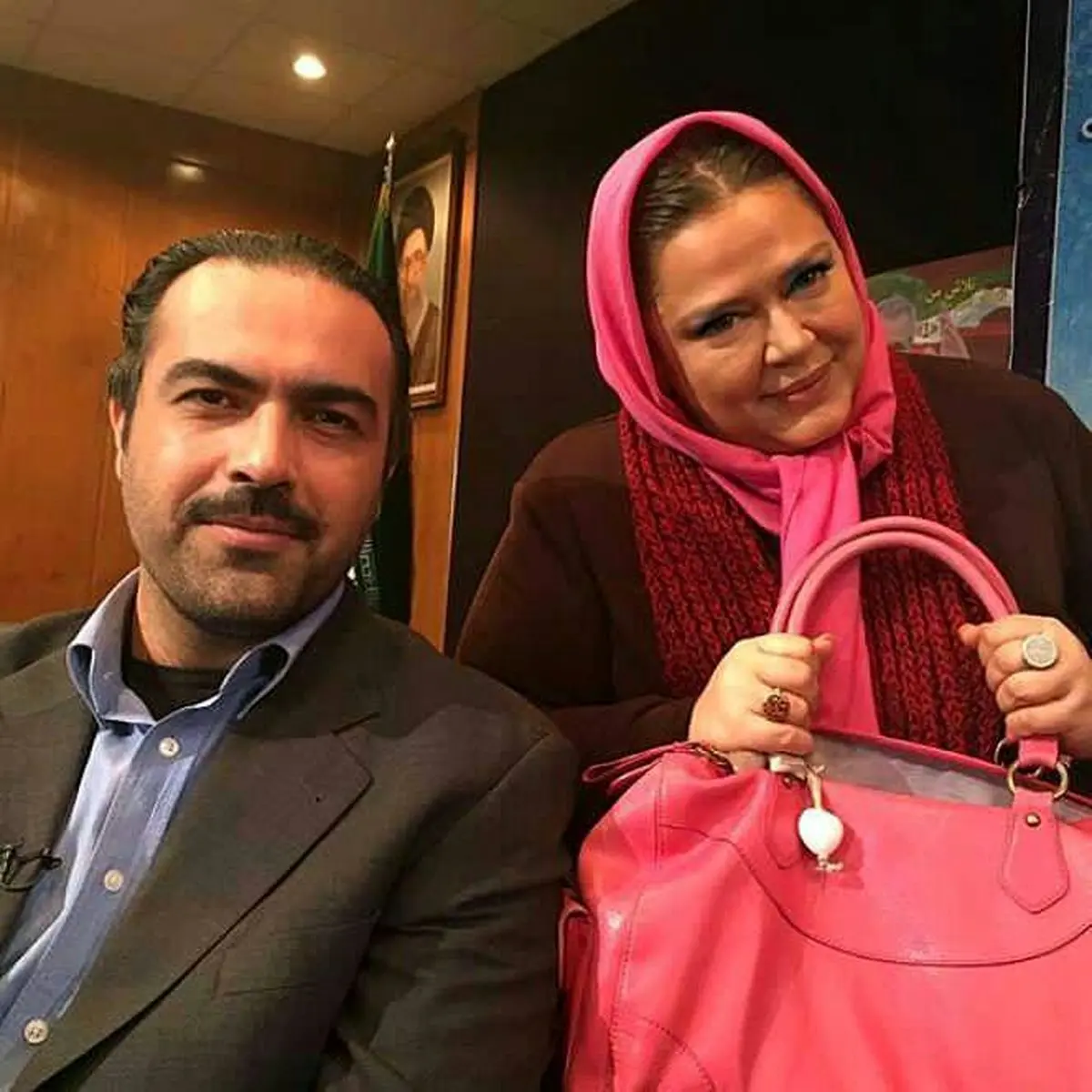 بهاره رهنما در کنار علیرضا جلالی تبار/عکس