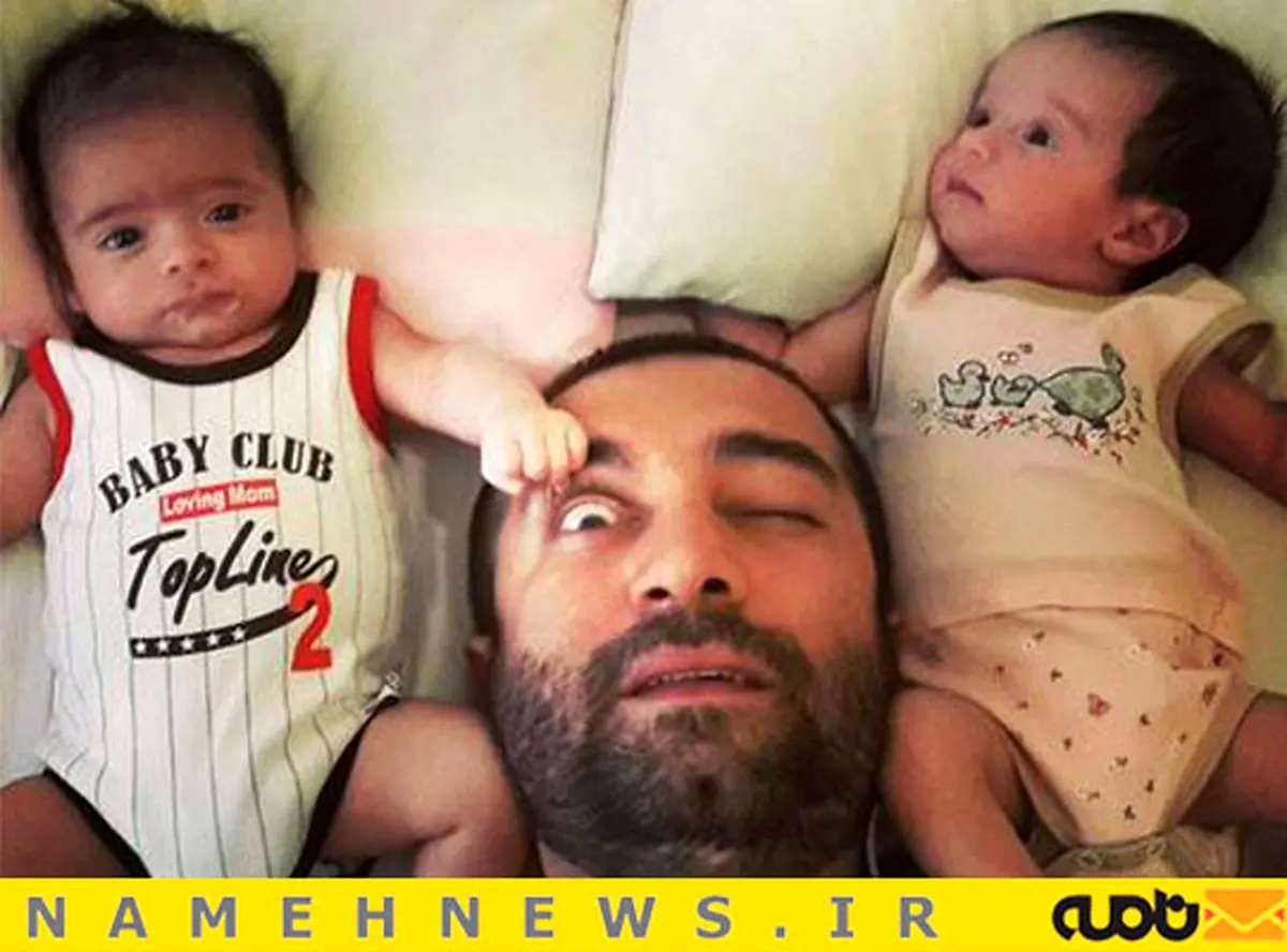 جدیدترین عکس از دوقلوهای مجید صالحی