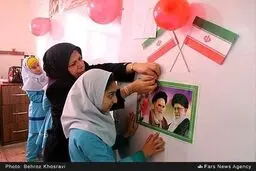 آذین بندی مدارس در ایام دهه فجر - مازندران/تصاویر