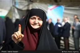 تصاویری از اخذ رای در حاشیه نماز جمعه تهران