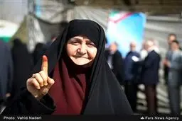 تصاویری از اخذ رای در حاشیه نماز جمعه تهران