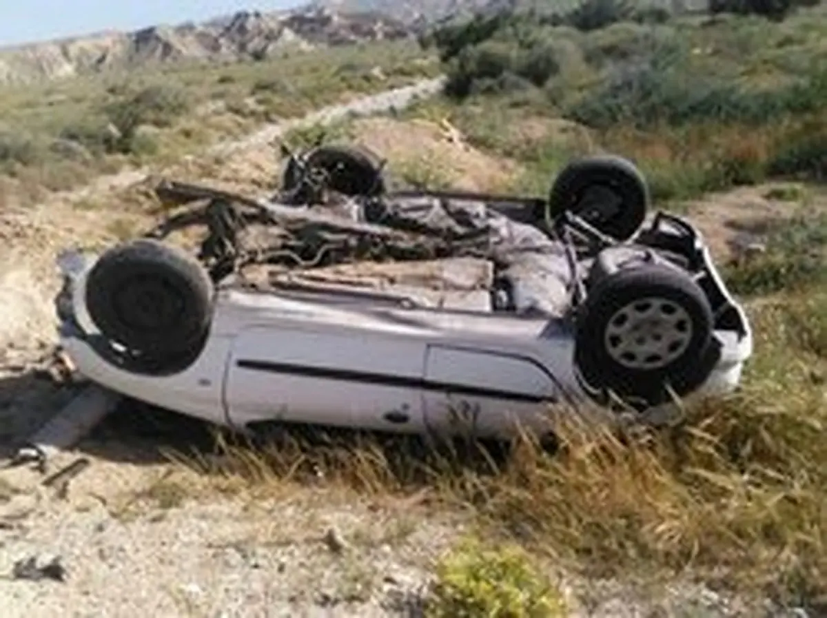 واژگونی "ال نود" با شش مصدوم در جاده کاشان