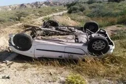 واژگونی "ال نود" با شش مصدوم در جاده کاشان