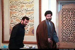 عزاداری فرزند رهبر انقلاب در منزل صادق خرازی/تصاویر
