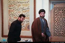 عزاداری فرزند رهبر انقلاب در منزل صادق خرازی/تصاویر