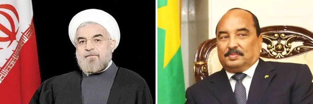 پیام تبریک رئیس جمهور موریتانی به روحانی