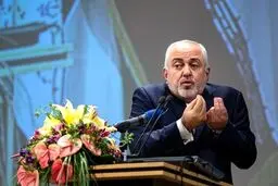 سخنرانی ظریف در دانشگاه علوم پزشکی تهران/تصاویر