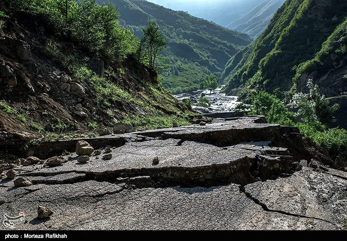 تصاویری از سیل و رانش مرگبار زمین در روستای کاکرود لات رودسر