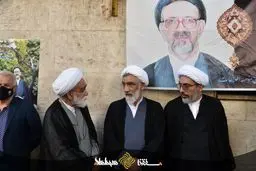 تصاویر حضور شخصیت ها در مراسم تشییع پیکر سید محمود دعایی