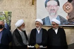 تصاویر حضور شخصیت ها در مراسم تشییع پیکر سید محمود دعایی