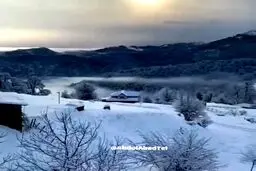 ببینید: زیبایی زمستان در ماسال گیلان