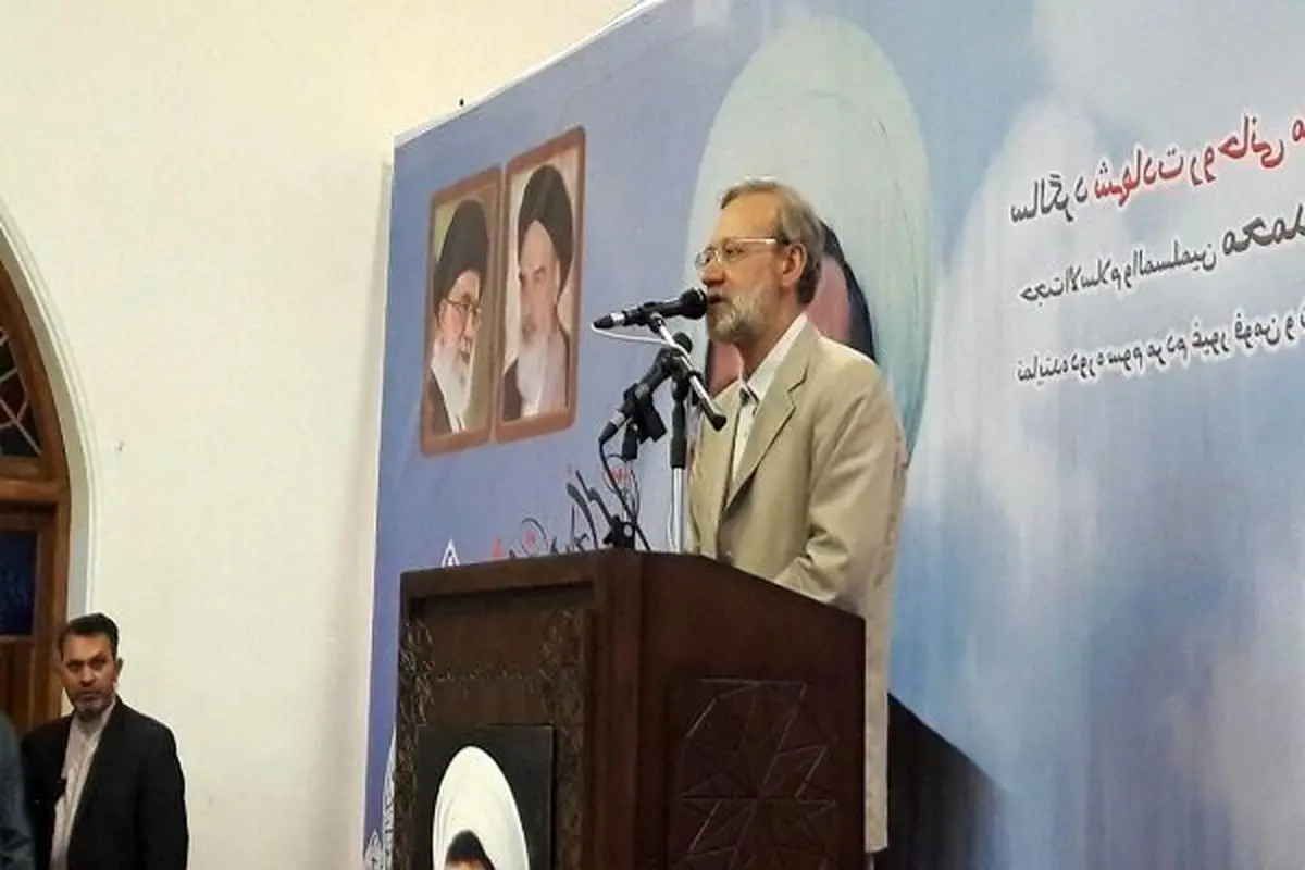 لاریجانی: ملت ایران با روحیه انقلابی گری در برابر دشمنان ایستاده اند